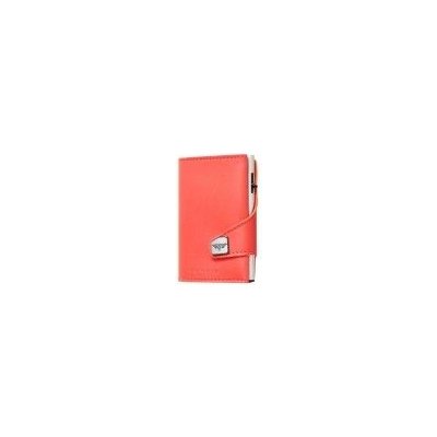 TRU VIRTU Wallet Click & Slide vegan Bio Apple Coral