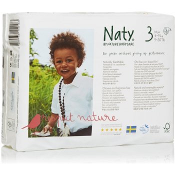 Naty Nature Babycare Midi 4-9 kg 36 ks