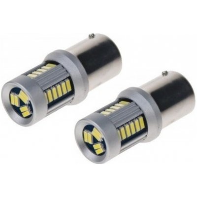 CarClever LED žárovky BAY15D P21/5W 30 LED, dvouvláknové s CANBUS jednotkou, bílé, 2 ks – Hledejceny.cz
