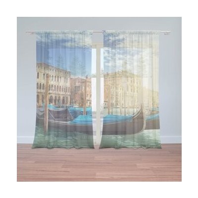 Sablio Záclony Gondola: 2ks 150x250cm – Hledejceny.cz