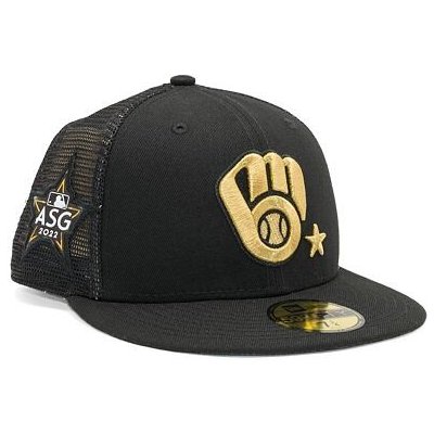 New Era 59FIFTY MLB ASG 22 "All Star Game 2022" Patch Milwaukee Brewers Black