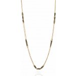Lillian Vassago Exkluzivní zlatý náhrdelník zdobený černým rhodiem LLV22-GN315ST – Hledejceny.cz