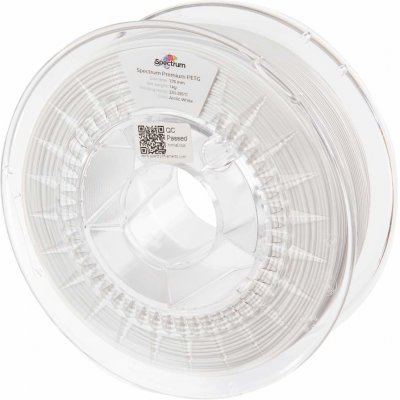 Spectrum Premium PET-G 1.75mm BÍLÁ - ARCTIC WHITE 1kg – Zboží Živě