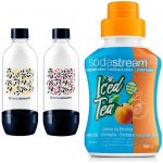Sodastream Jet TwinPack Ice Tea 1l + sirup ledový čaj broskev – Hledejceny.cz