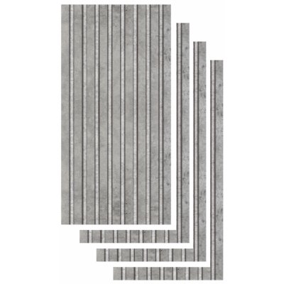 Windu Akustické panely, dekor Beton 800 x 400 mm, 4ks – Zboží Mobilmania