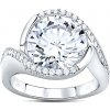 Prsteny SILVEGO stříbrný prsten Extravaganza se Swarovski Zirconia JJJMR0362
