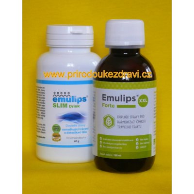 OKG Emulips Forte XXL 120 ml + Emulips Slim Drink 60 g – Zboží Mobilmania