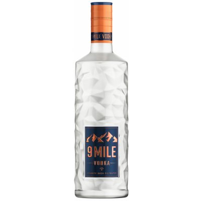 9 Mile Vodka 37,5% 0,7 l (čistá láhev) – Zboží Dáma