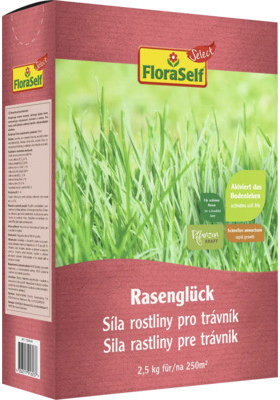FloraSelf Nature Trávníkové hnojivo Síla rostliny 2,5 kg