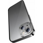 Baseus Sada průhledného pouzdra Glitter a tvrzeného skla iPhone 14 Plus černé – Sleviste.cz