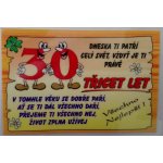 Vtipné přání k narozeninám - 30 let – Zbozi.Blesk.cz