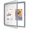 Reklamní vitrína Nobo Vitrína magnetická venkovní 6 x A4