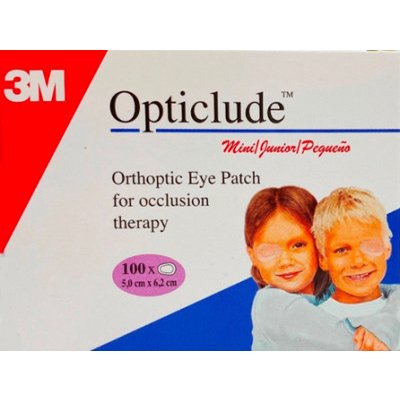 3M Opticlude Oční okluzor Junior 50 x 60,5 mm 100 ks – Zbozi.Blesk.cz