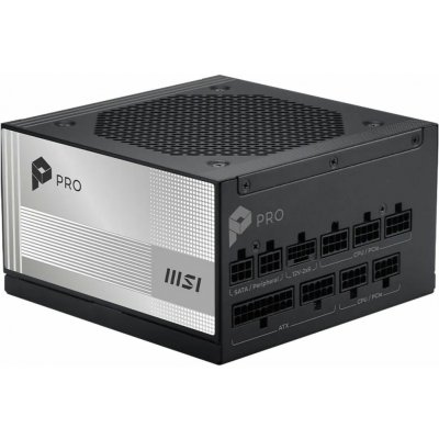 MSI PRO A1000PL PCIE5 1000W 306-7ZPLX11-HD8 – Hledejceny.cz