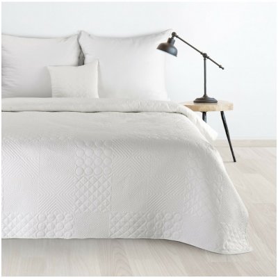Mondo Italia Přehoz na postel Boni5 bílý Bílá 170x210 cm – Zboží Mobilmania