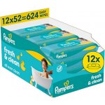 Pampers Fresh Clean Dětské čisticí ubrousky 624 ks – Hledejceny.cz