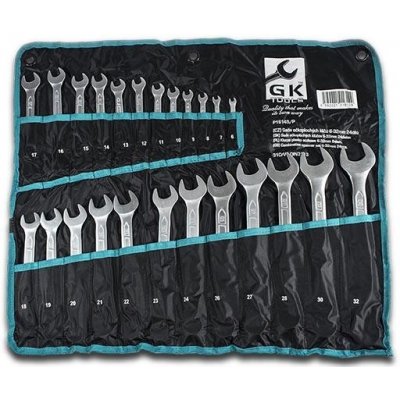 GK TOOLS P16145/P Sada klíčů o.p. 6-32 mm 24 dílů matný chrom-obal