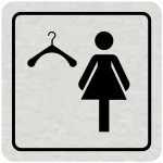 Piktogram - Šatna ženy – Hledejceny.cz