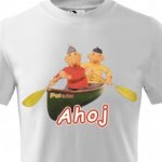 dětské tričko Pat a Mat Ahoj bílá – Zboží Mobilmania