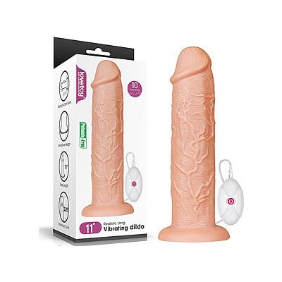 LoveToy Realistic Long Vibrating Dildo 11