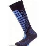Lasting SJR 20 až +5°C dětské sjezdové ponožky černomodrá