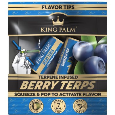 King Palm ochucené filtry Berry Terps 2 ks – Zboží Dáma