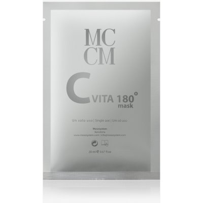 Mesosystem MCCM C vita 180° Mask pleťová maska se silným antioxidačním a zesvětlujícím účinkem 20 ml – Zbozi.Blesk.cz