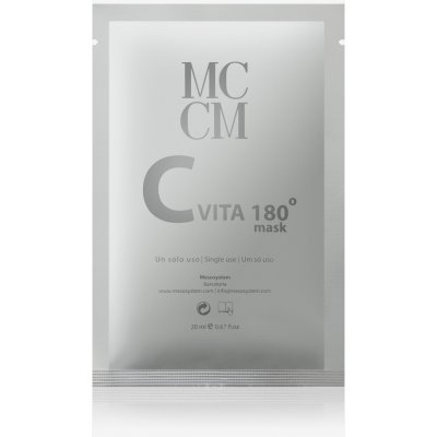 Mesosystem MCCM C vita 180° Mask pleťová maska se silným antioxidačním a zesvětlujícím účinkem 20 ml