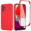 Pouzdro a kryt na mobilní telefon Pouzdro Beweare 360 oboustranné TPU Samsung Galaxy S22 - červené