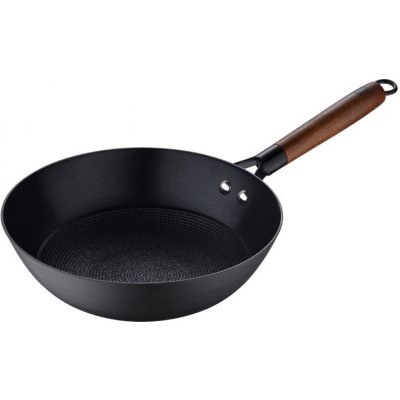 Masterpro Pánev WOK železná ODIN 24 cm černá BGMP-3818 – Hledejceny.cz