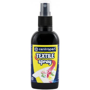 Centropen Barva na textil ve spreji 110 ml černá