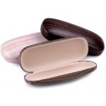 pouzdro na brýle imitace dřeva hnědý dub – Sleviste.cz