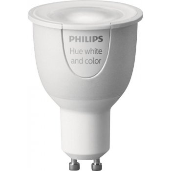 Philips Hue LED Reflector GU10 DIM 6,5W bílá coloured 250 lm