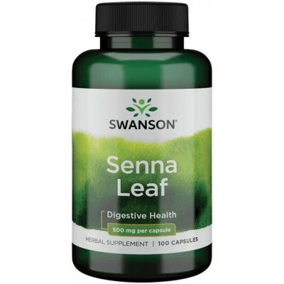 Swanson Senna Leaf 100 kapslí 500 mg – Hledejceny.cz