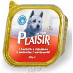 Plaisir Adult Dog hovězí zelenina 300 g – Hledejceny.cz