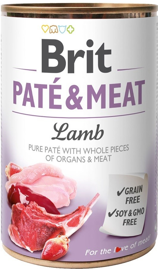 Brit Paté & Meat Dog Lamb 6 x 400 g