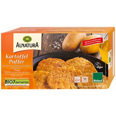 ALNATURA BIO Bramboráky předsmažené veganské 600 g – Zboží Dáma