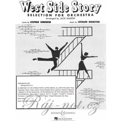 West Side Story Selections for Orchestra piano conductor