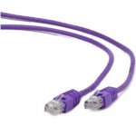 Gembird PP12-0.25M/V Patch RJ45, cat. 5e, UTP, 0.25m, fialový – Zboží Mobilmania