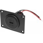 ProCar Power USB-C vestavná zásuvka PD/QC bez LED max. 30 W. Proudová zatížitelnost (max.)=3 A 12 nebo 24 V/DC