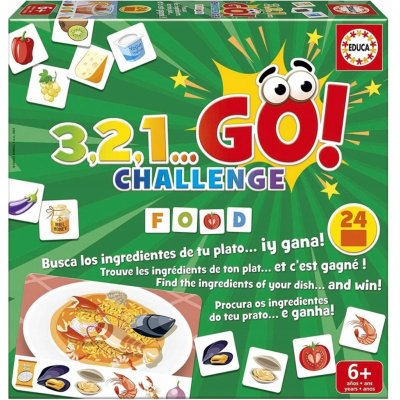 EDUCA Stolní hra 3,2,1… GO! Chall ENe Potraviny