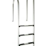 VÁGNER POOL Muro Slim žebřík RVM 3 stupně s rozdílnou výškou madel (AISI 316) – Zboží Dáma