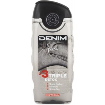 Denim Black Triple Detox sprchový gel 250 ml