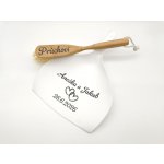 D decor svatební smetáček s lopatkou Srdíčka – Zboží Mobilmania