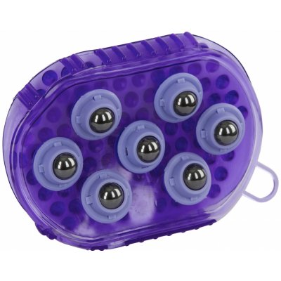 Covalliero Magnetické masážní hřbílko fialová