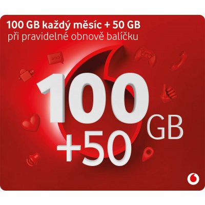 Vodafone GIGA karta 100GB SK48A196 – Hledejceny.cz