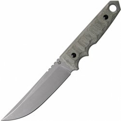 Fox Knives Ryu Canvas Micarta, fixed knife, Roc Knives design FX-634 MOD