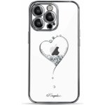 Kingxbar Wish Series s crystaly na iPhone 15 PRO stříbrné – Hledejceny.cz