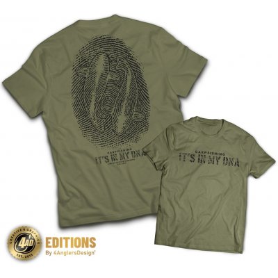 4ANGLERSDESIGN tričko Carp Fishing ... It´s In My DNA – Hledejceny.cz