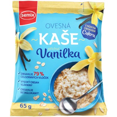 SEMIX Ovesná kaše vanilková se sladidly 65 g – Hledejceny.cz